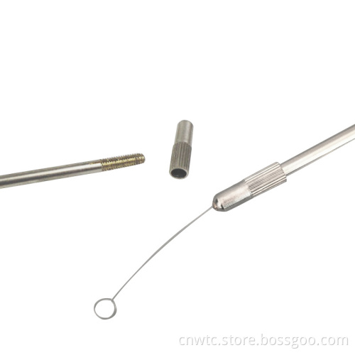 Reusable Laboratory Tools: Nichrome Wire Loop, Inoculating Loop, Rod, and Stainless Steel Inoculating Needle